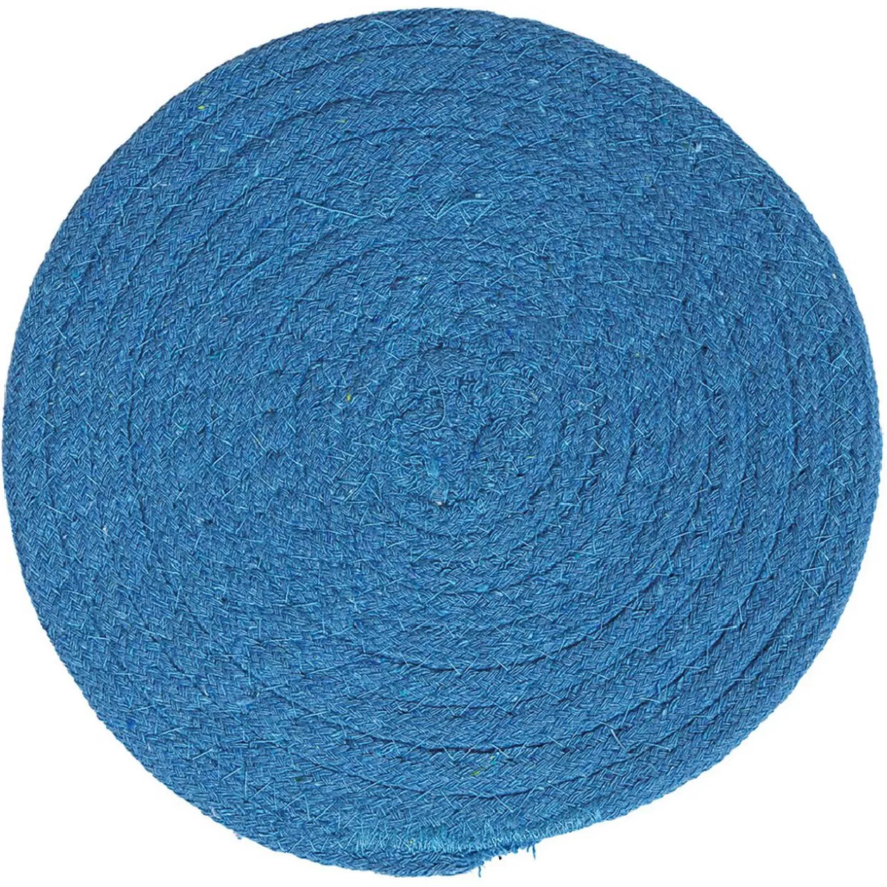 Dessous de plat rond coton rouge vert ou bleu x2>Gifi Outlet