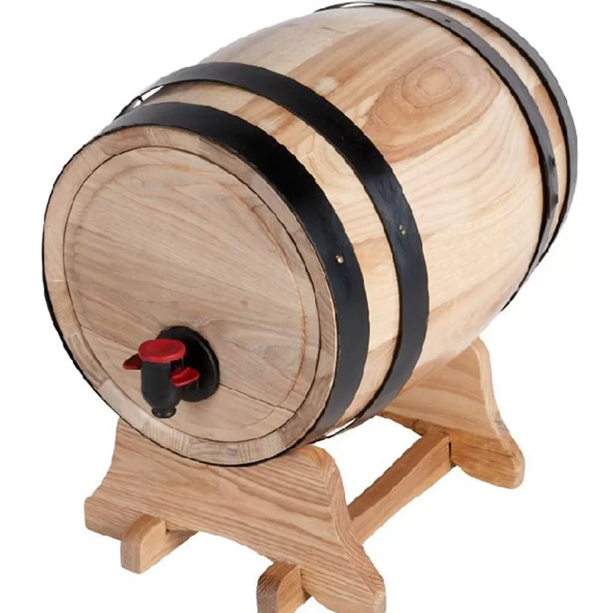 Distributeur à vin tonneau bois sur socle 5,5 L>Gifi Fashion
