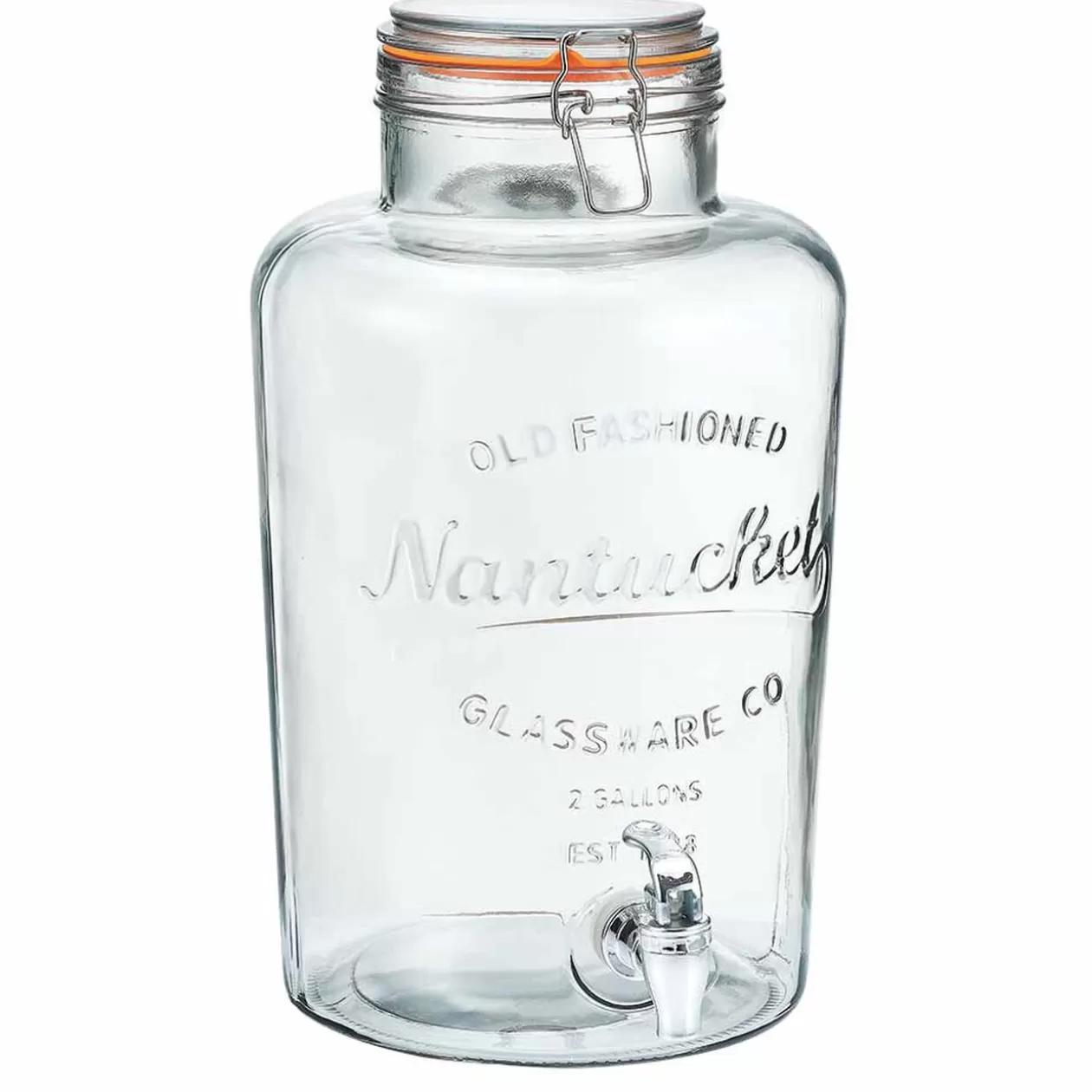 Gifi Distributeur de boisson transparent inscription relief 8 L< Vaisselle Et Accessoires De Table