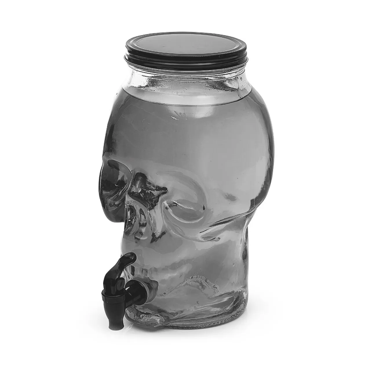 Distributeur de boisson tête de mort en verre 5L>Gifi Shop