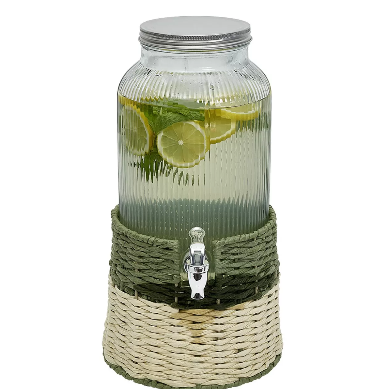 Distributeur de boisson verre 5,5L avec support - Ø22,5xH42,5cm>Gifi Store