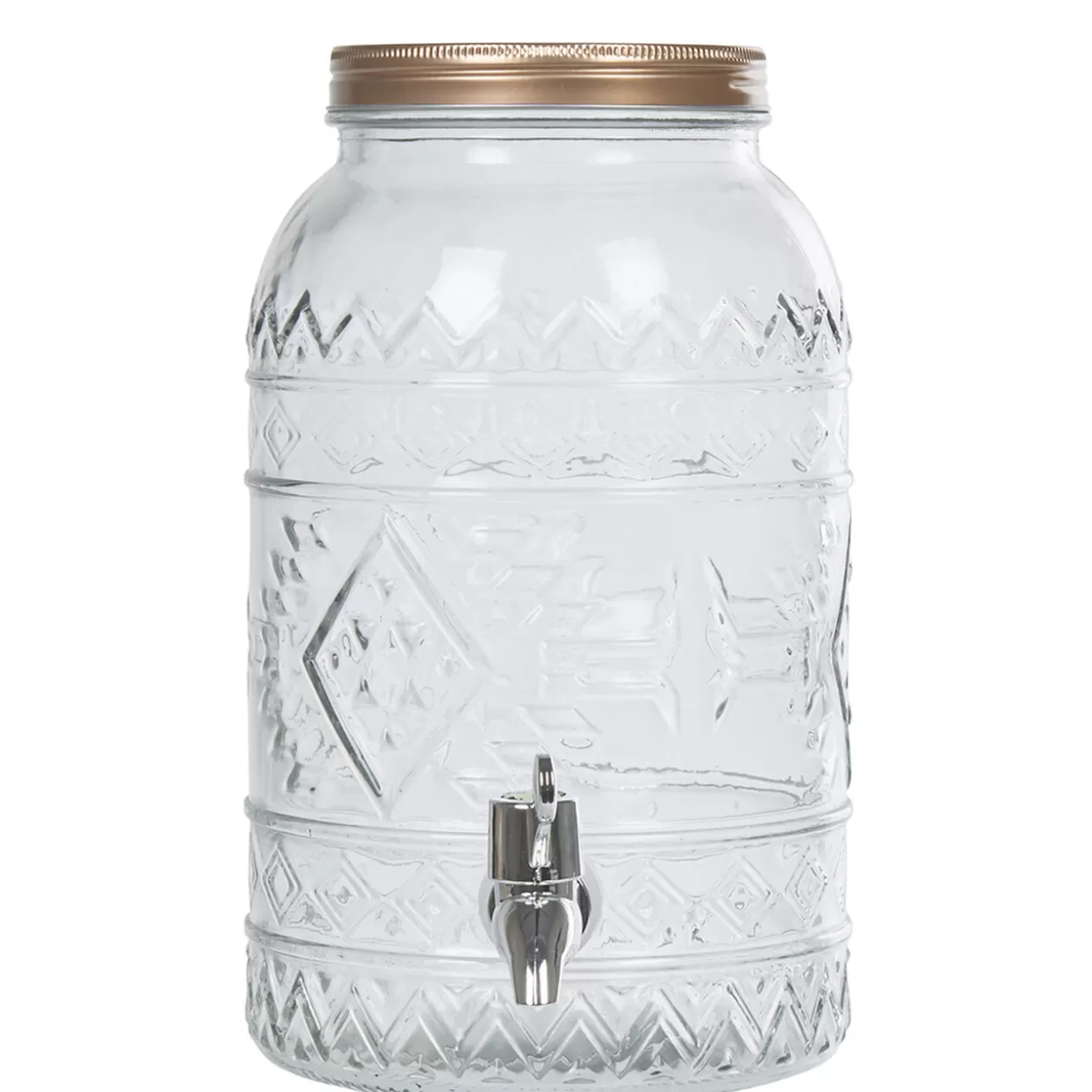 Gifi Distributeur de boissons fontaine transparent doré< Vaisselle Et Accessoires De Table