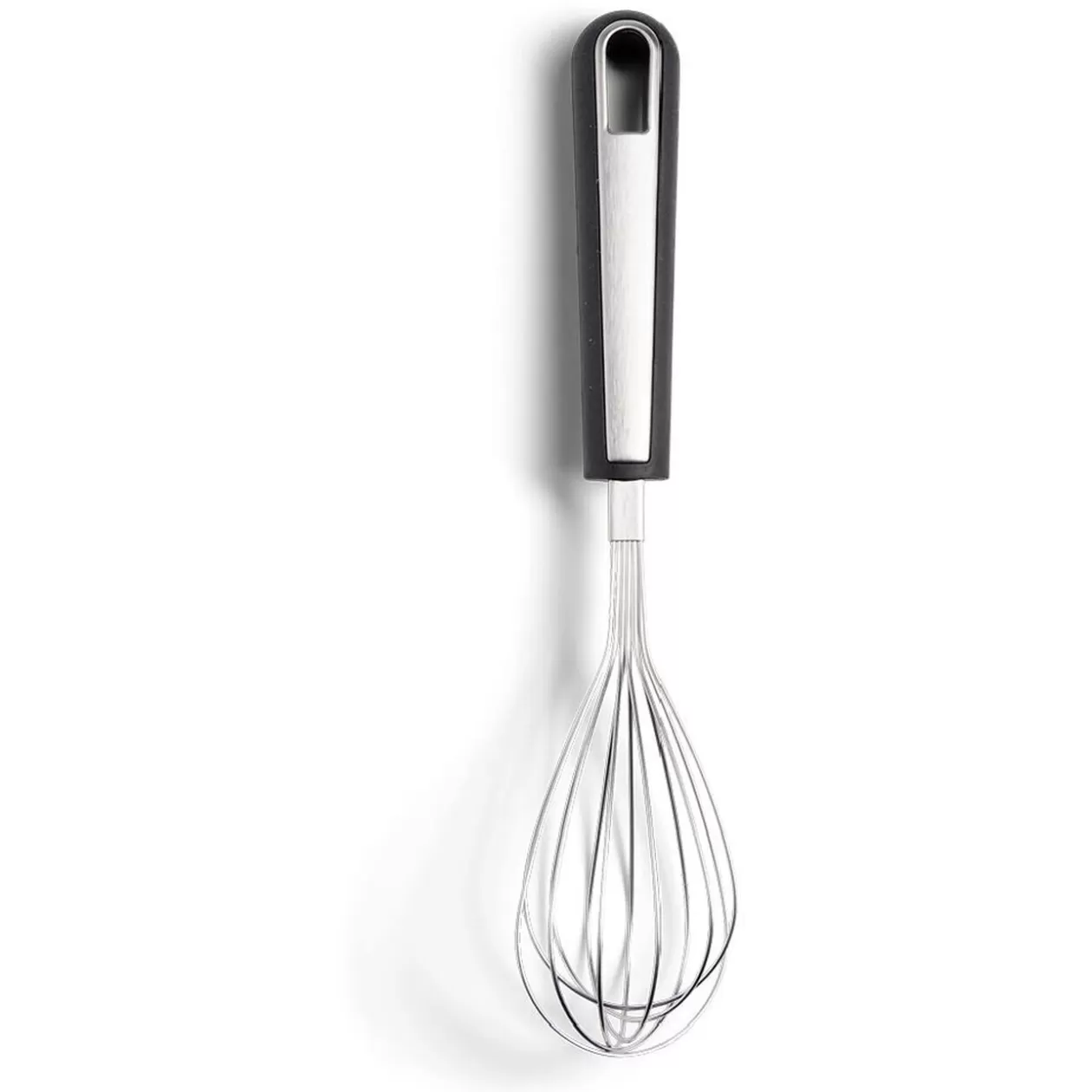 Gifi Fouet en inox avec manche en plastique noir L.29,5cm< Préparation Culinaire