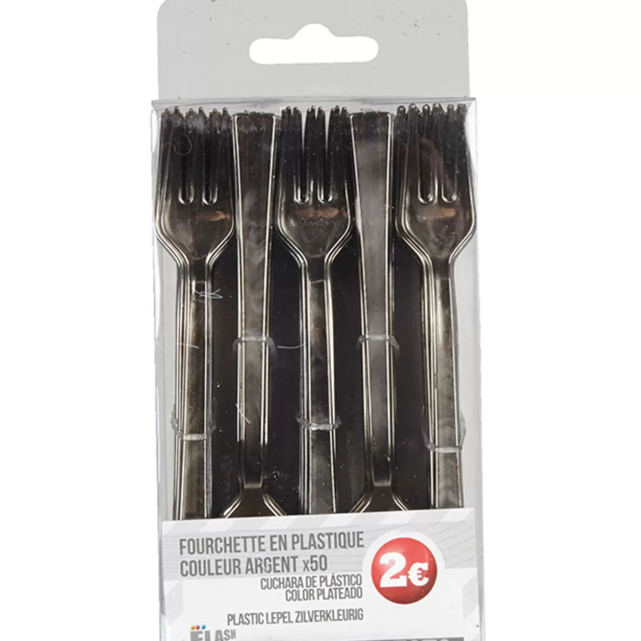 Gifi Fourchette plastique argentée x50< Vaisselle Et Accessoires De Table