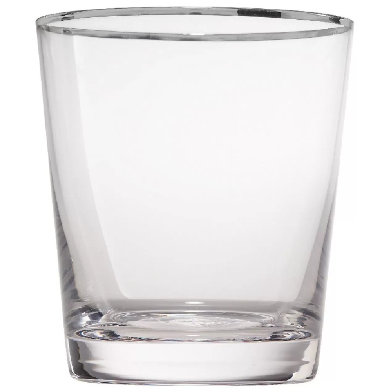Gifi Gobelet avec filet argenté en verre< Vaisselle Et Accessoires De Table