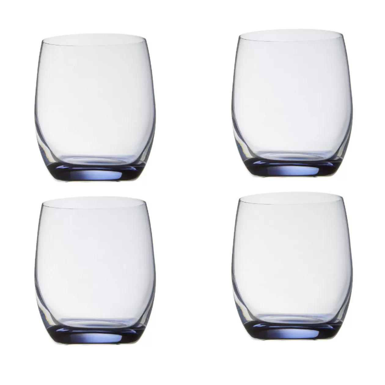 Gobelet en cristallin transparent fond bleu30 cl x4>Gifi Fashion