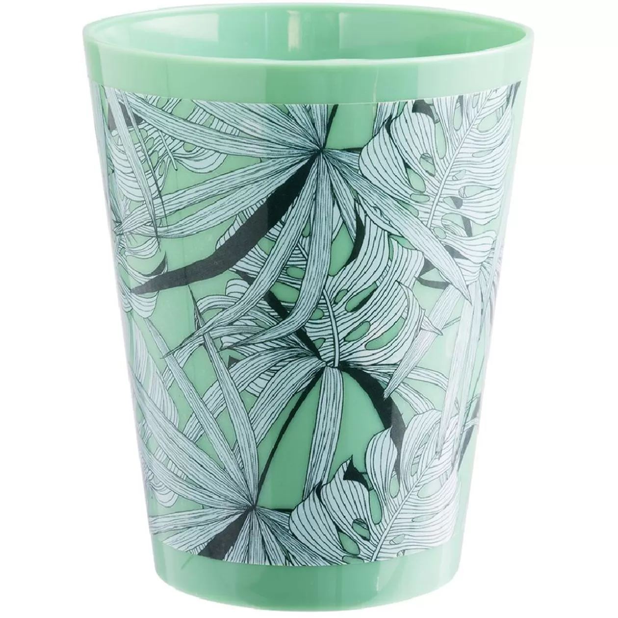 Gobelet en plastique décor feuillage>Gifi Shop