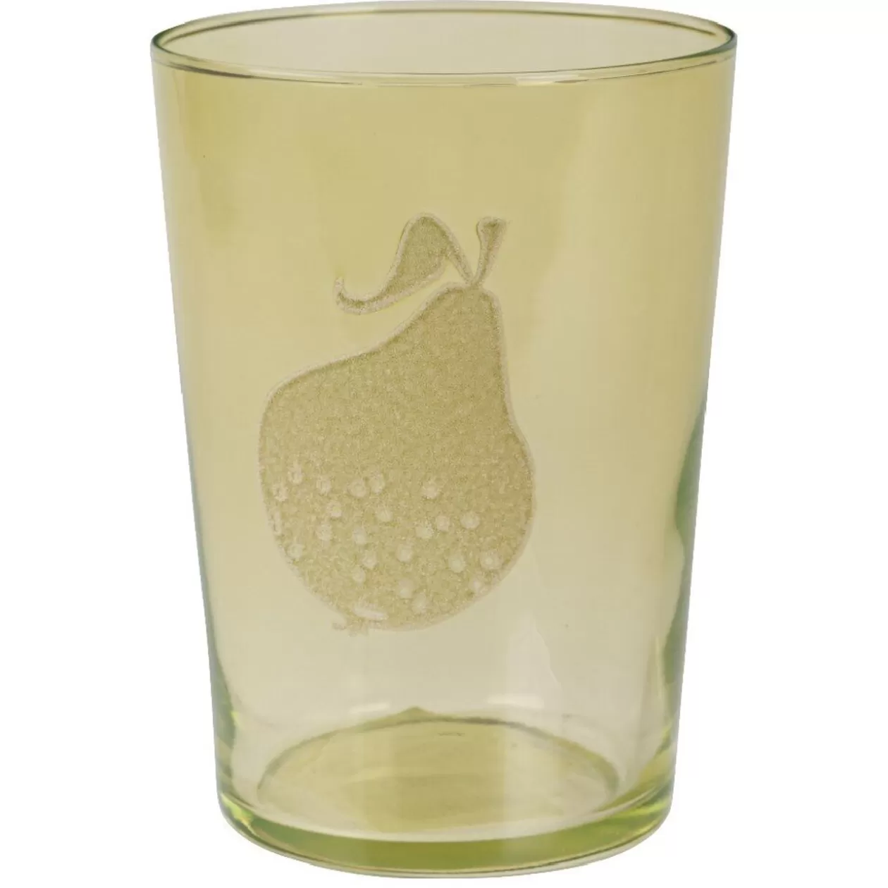 Gobelet en verre décor poire>Gifi Sale