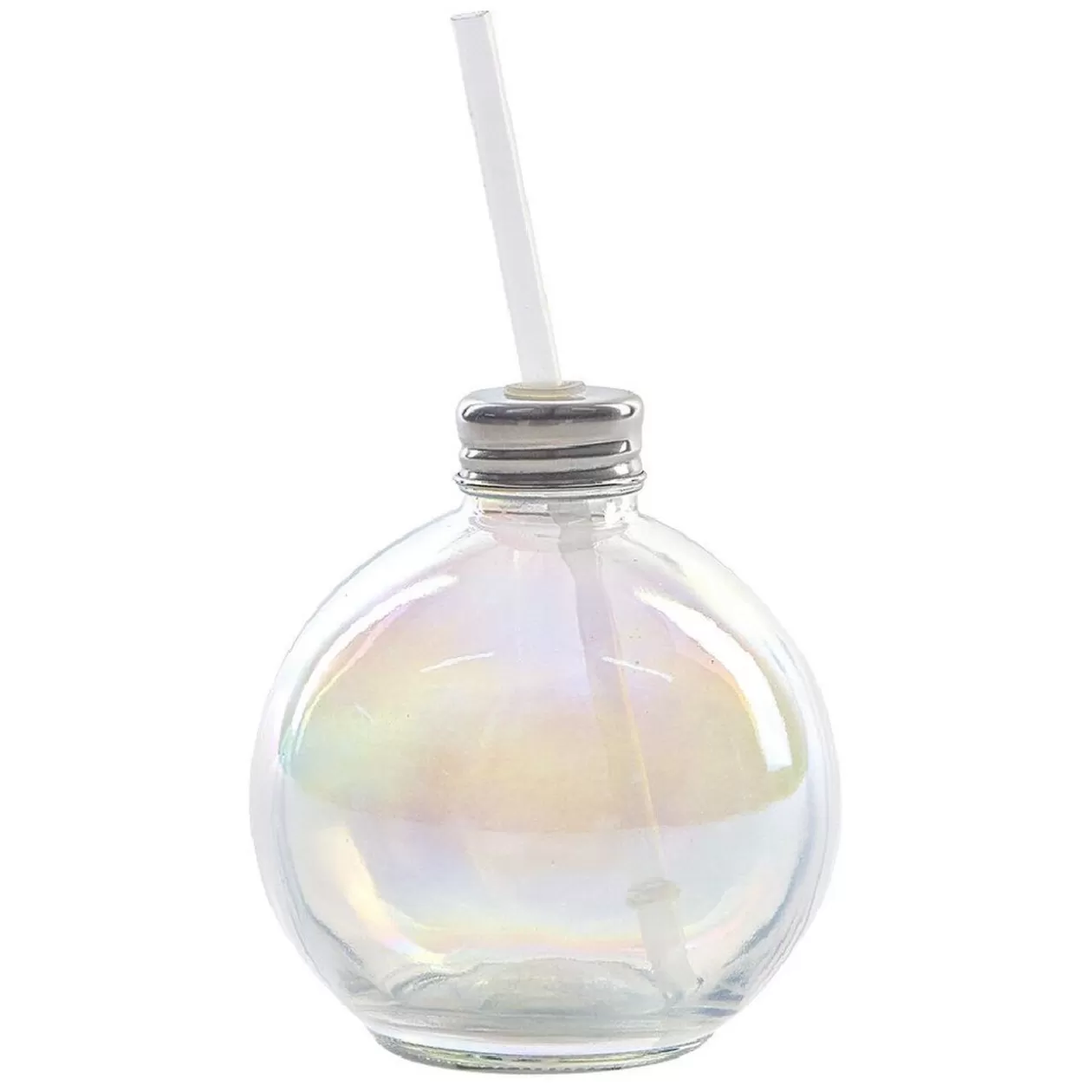 Gifi Gobelet en verre forme boule de Noël avec paille< Vaisselle Et Accessoires De Table