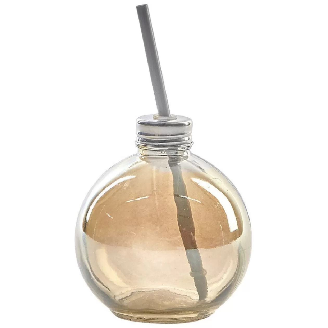 Gifi Gobelet en verre forme boule de Noël avec paille< Vaisselle Et Accessoires De Table