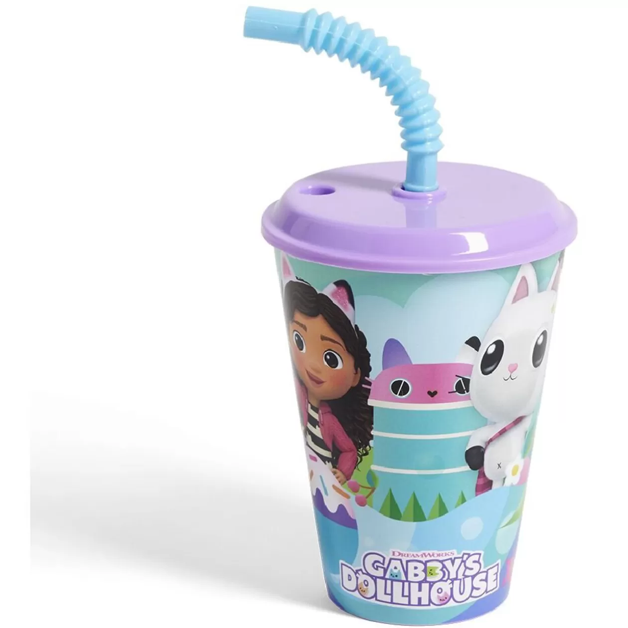 Gobelet enfant avec paille Gabby et la Maison Magique Ø9xH16,3cm>Gifi Cheap