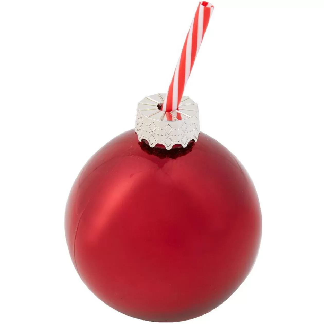 Gobelet paille boule de noël, 3 coloris>Gifi Hot