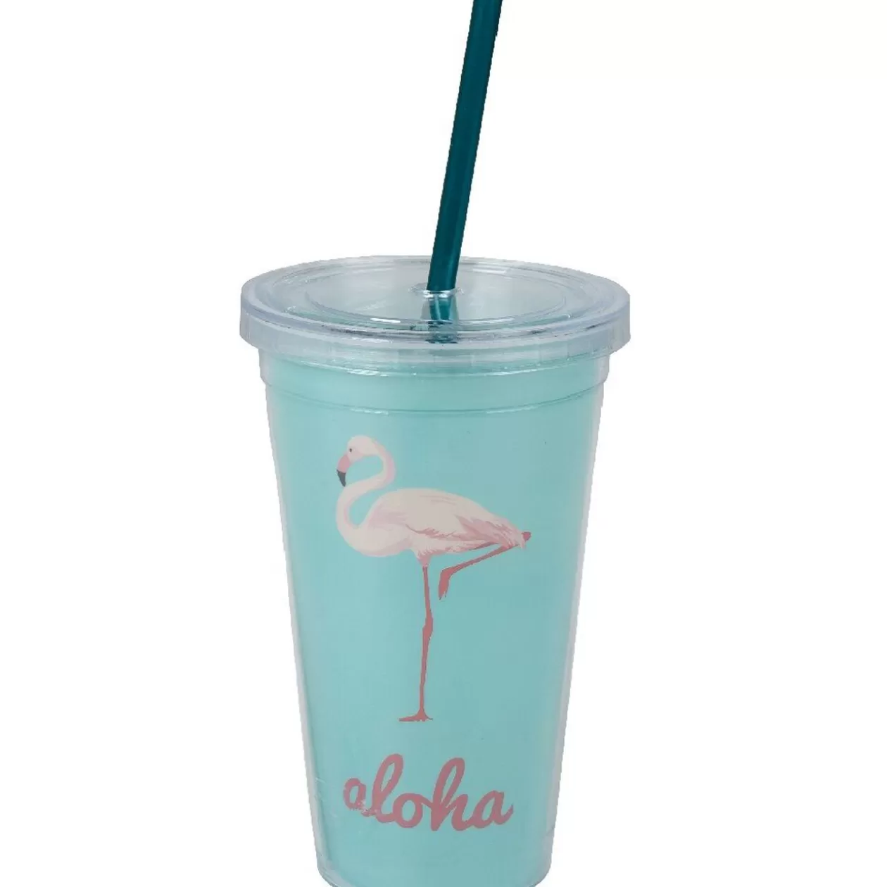 Gifi Gobelet plastique et paille Aloha< Vaisselle Et Accessoires De Table