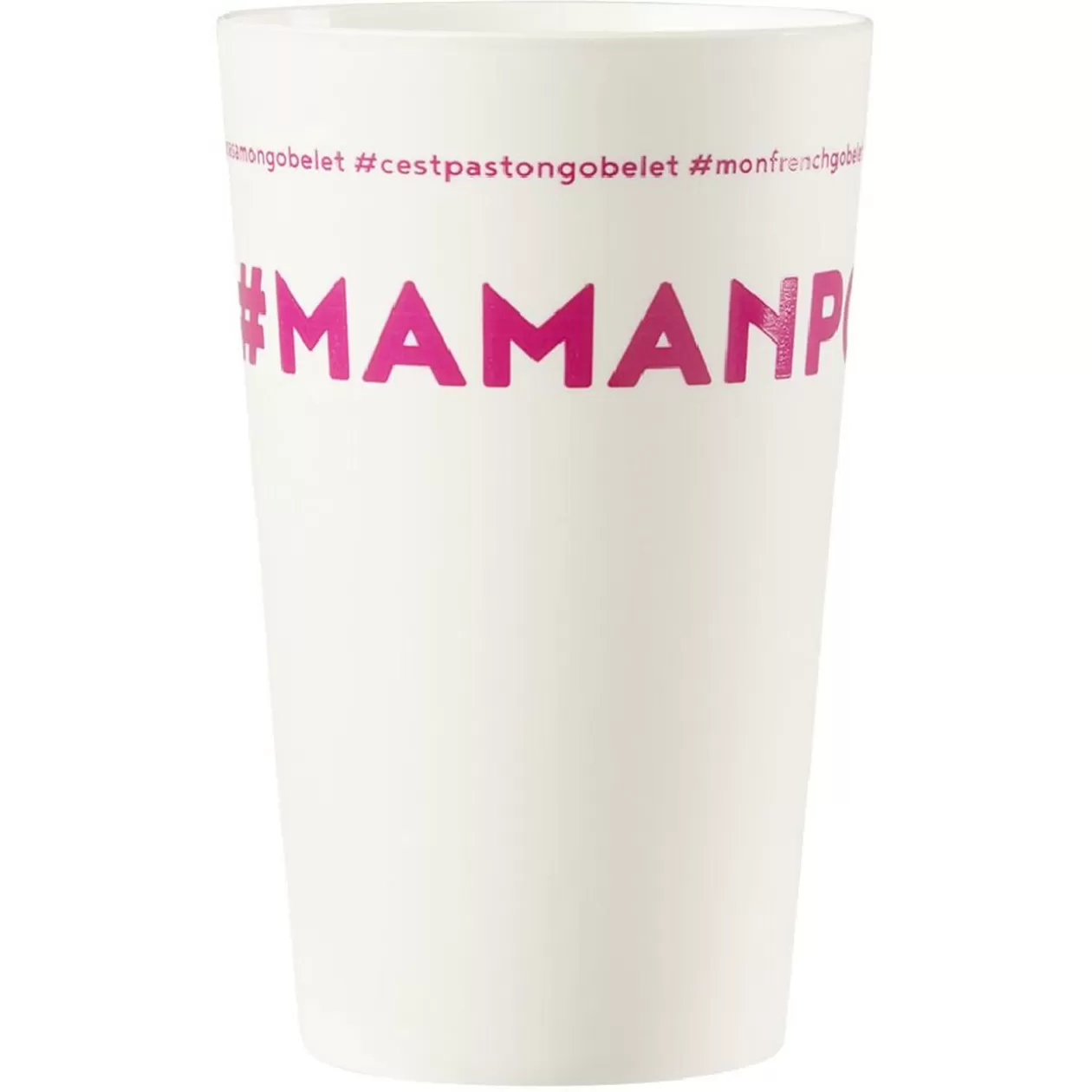 Gobelet plastique inscription #MAMANPOULE 33cl>Gifi Best Sale