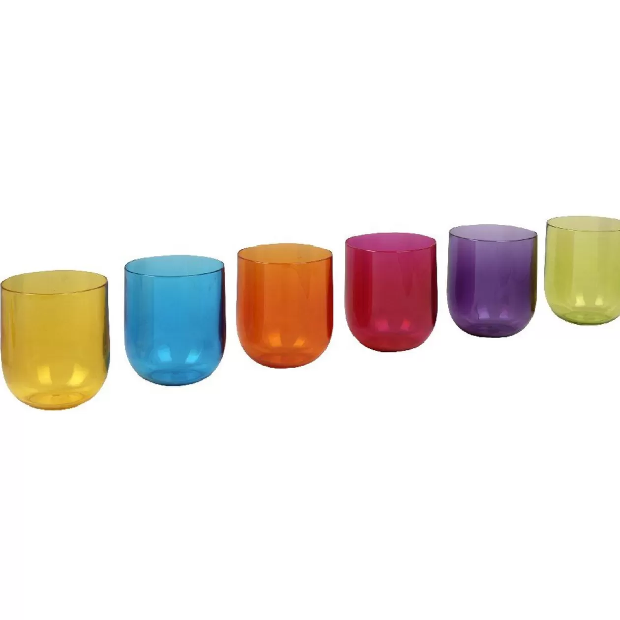 Gifi Gobelet plastique multicolore x6< Vaisselle Et Accessoires De Table