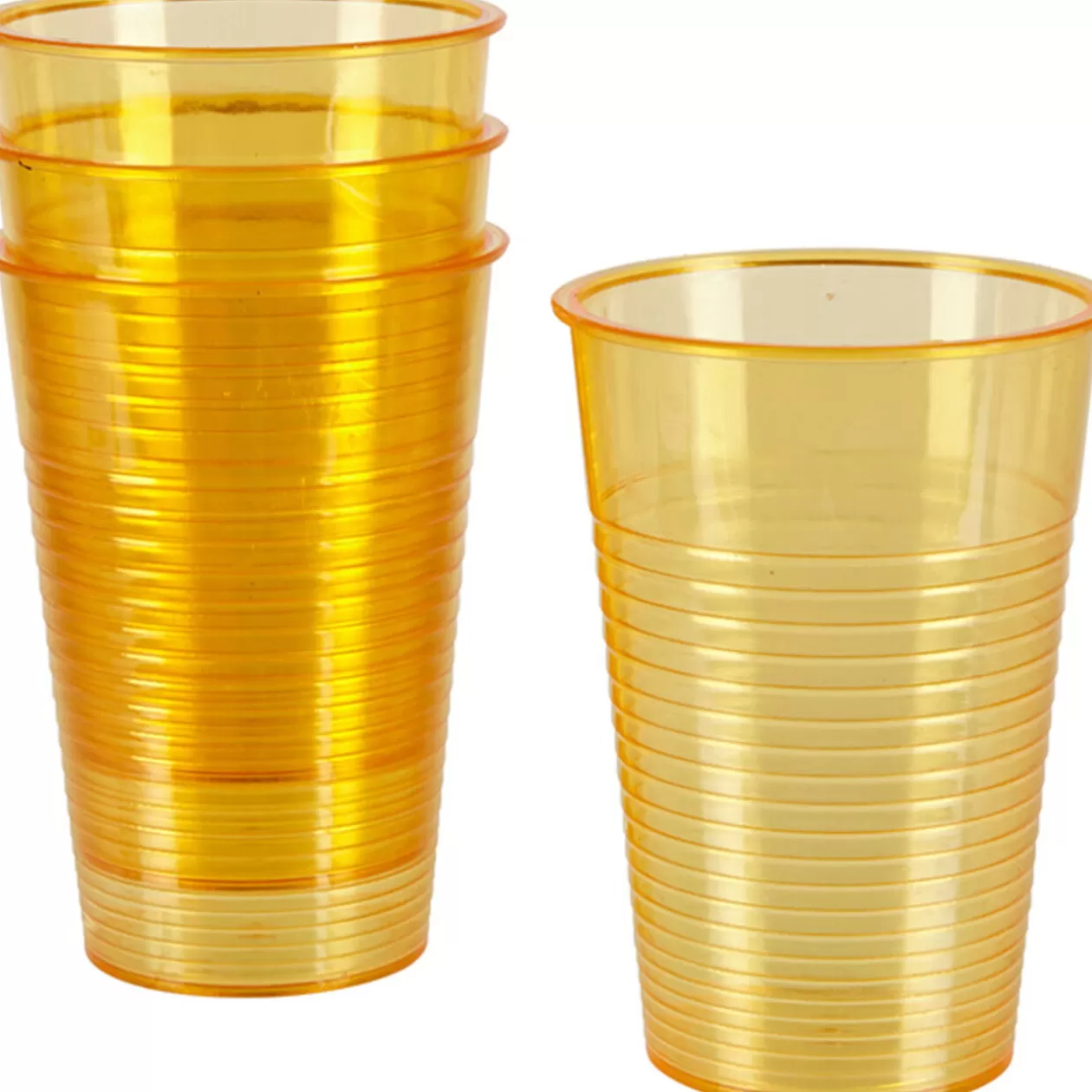 Gifi Gobelet plastique orange transparent x4< Vaisselle Et Accessoires De Table