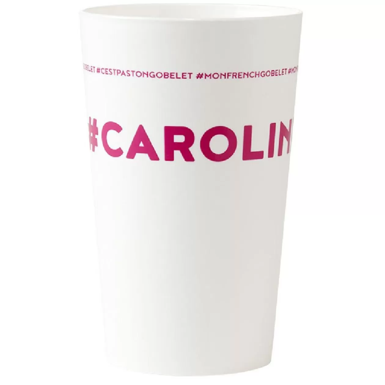 Gobelet plastique prénom #CAROLINE 33 cl>Gifi Fashion