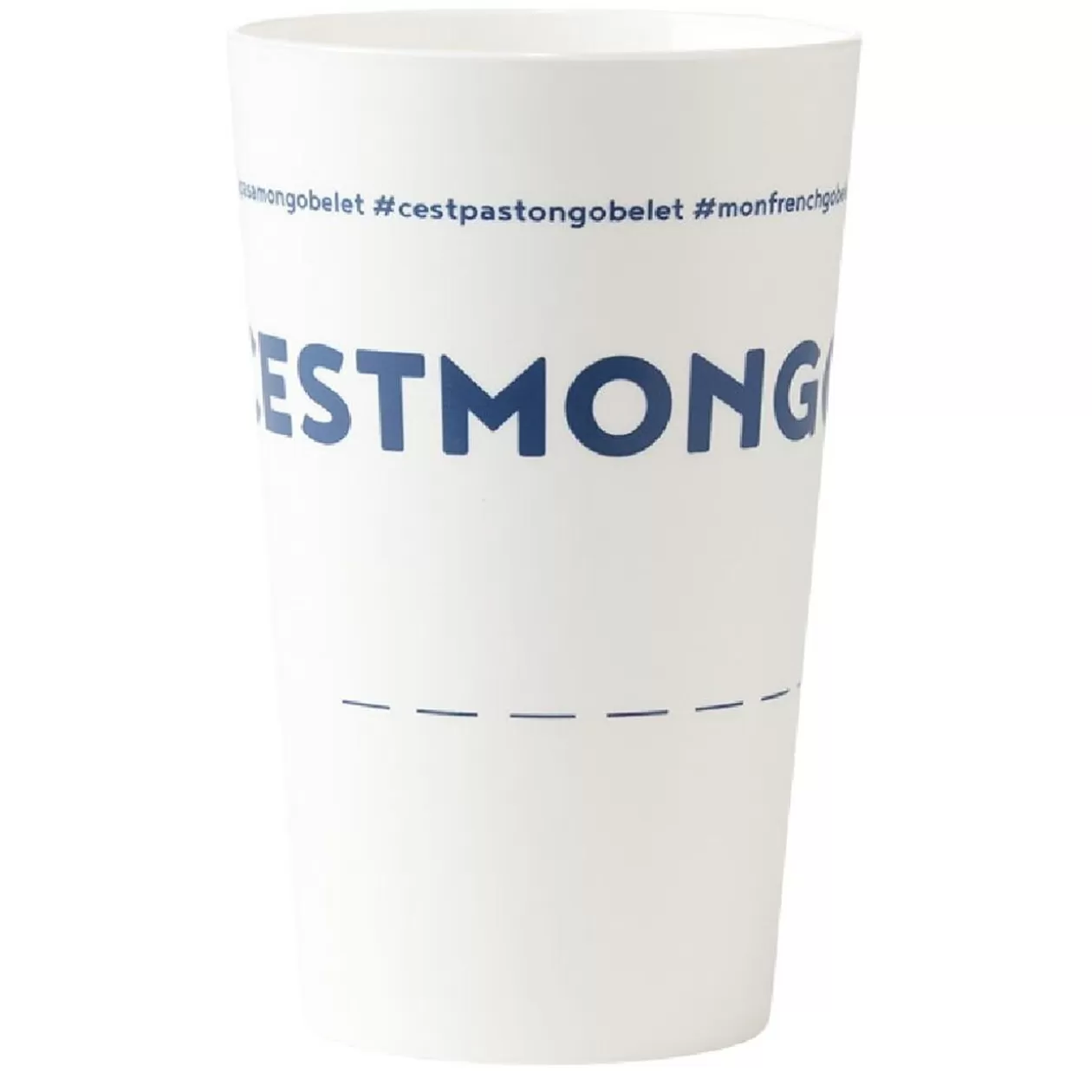 Gobelet plastique prénom #CESTMONGOBELET 33 cl>Gifi New