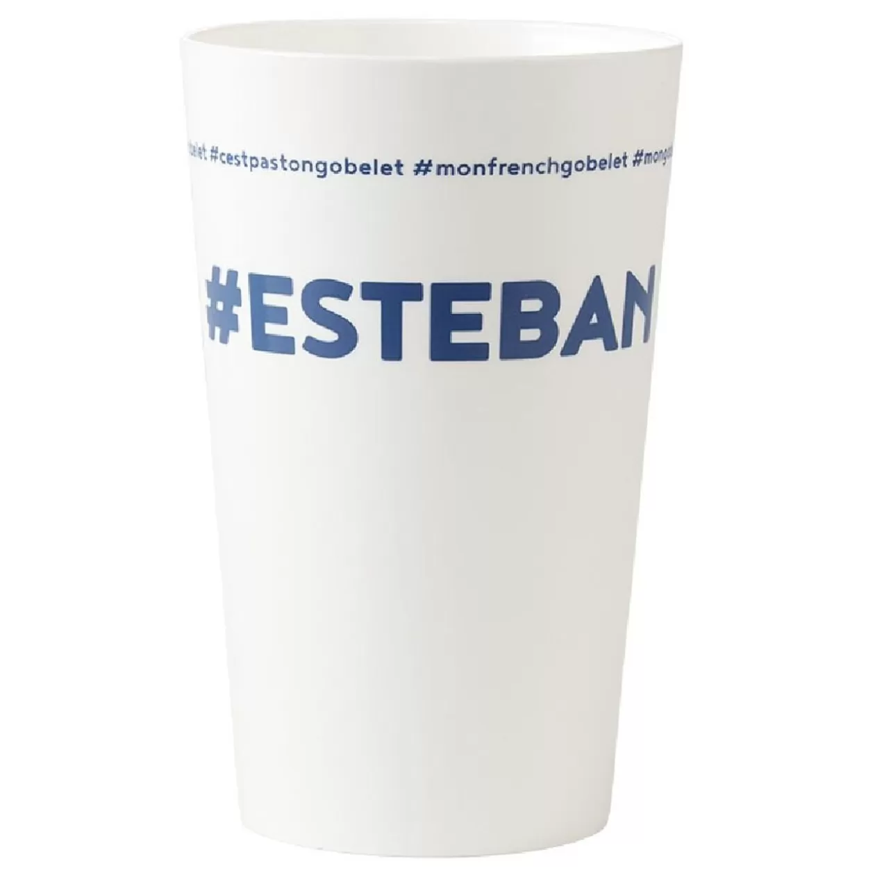 Gobelet plastique prénom #ESTEBAN 33 cl>Gifi Hot