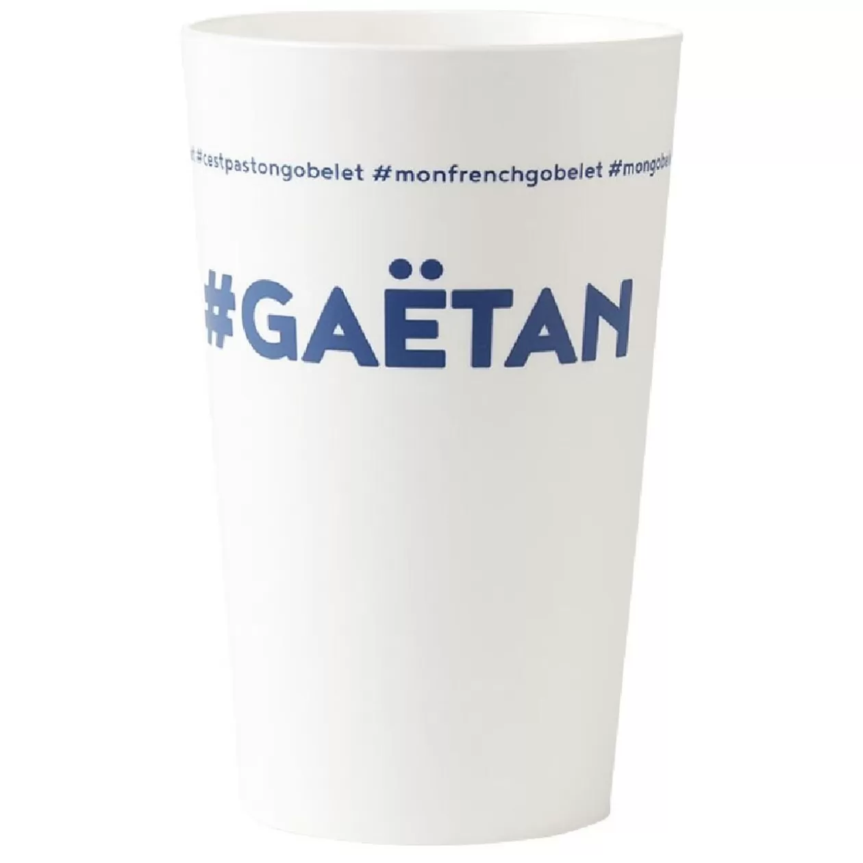 Gobelet plastique prénom #GAËTAN 33 cl>Gifi Outlet