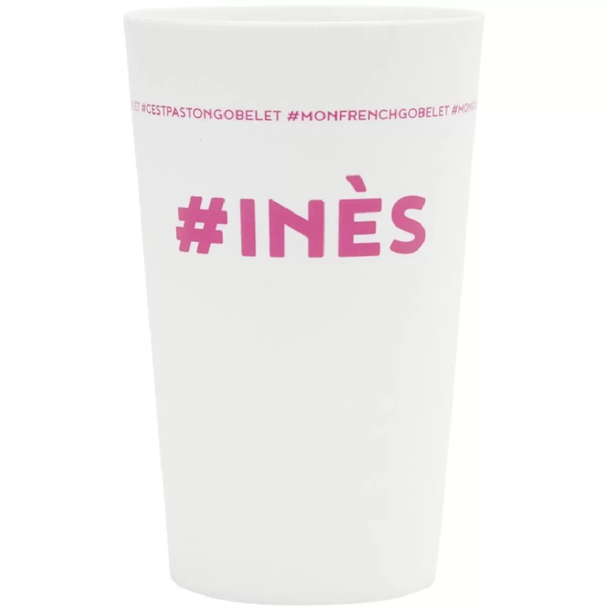 Gobelet plastique prénom #INES 33cl>Gifi Best Sale