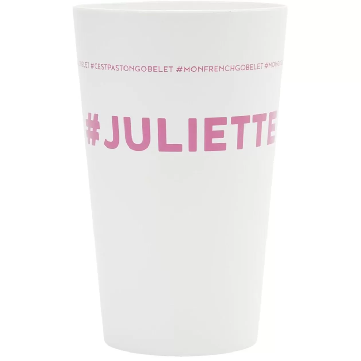 Gobelet plastique prénom #JULIETTE 33cl>Gifi Discount