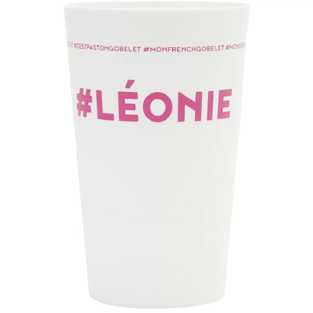 Gobelet plastique prénom #LÉONIE 33cl>Gifi Shop