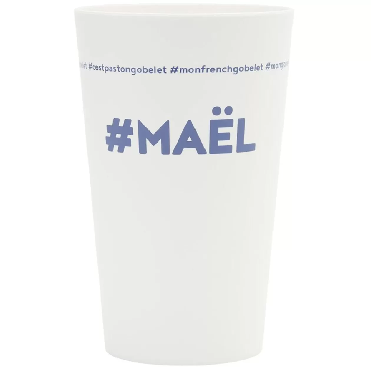 Gifi Gobelet plastique prénom #MAËL 33cl< Vaisselle Et Accessoires De Table