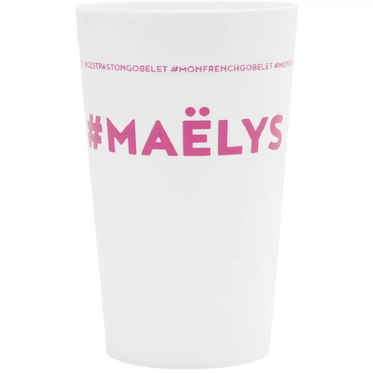 Gobelet plastique prénom #MAËLYS 33cl>Gifi Shop