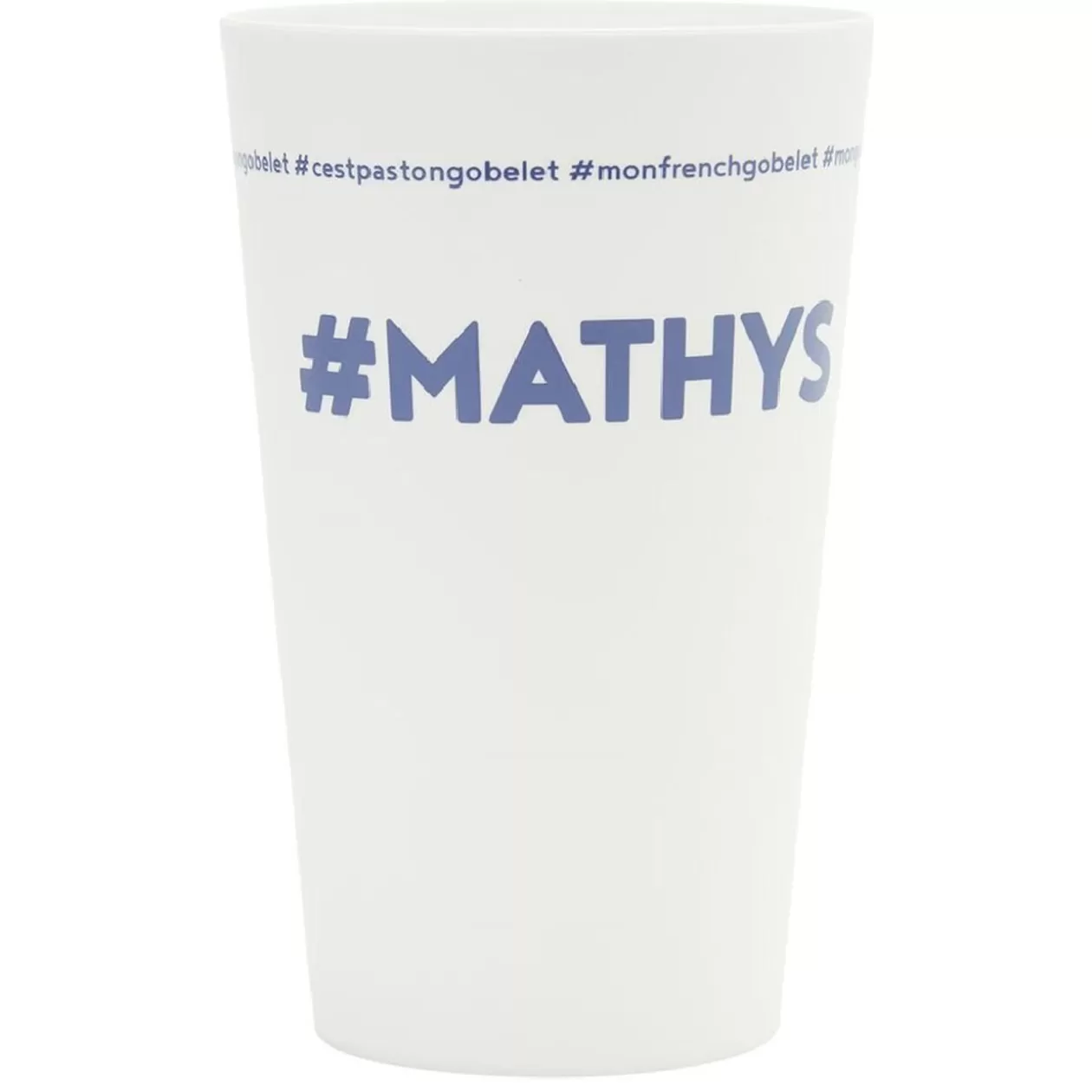 Gobelet plastique prénom #MATHYS 33cl>Gifi Best