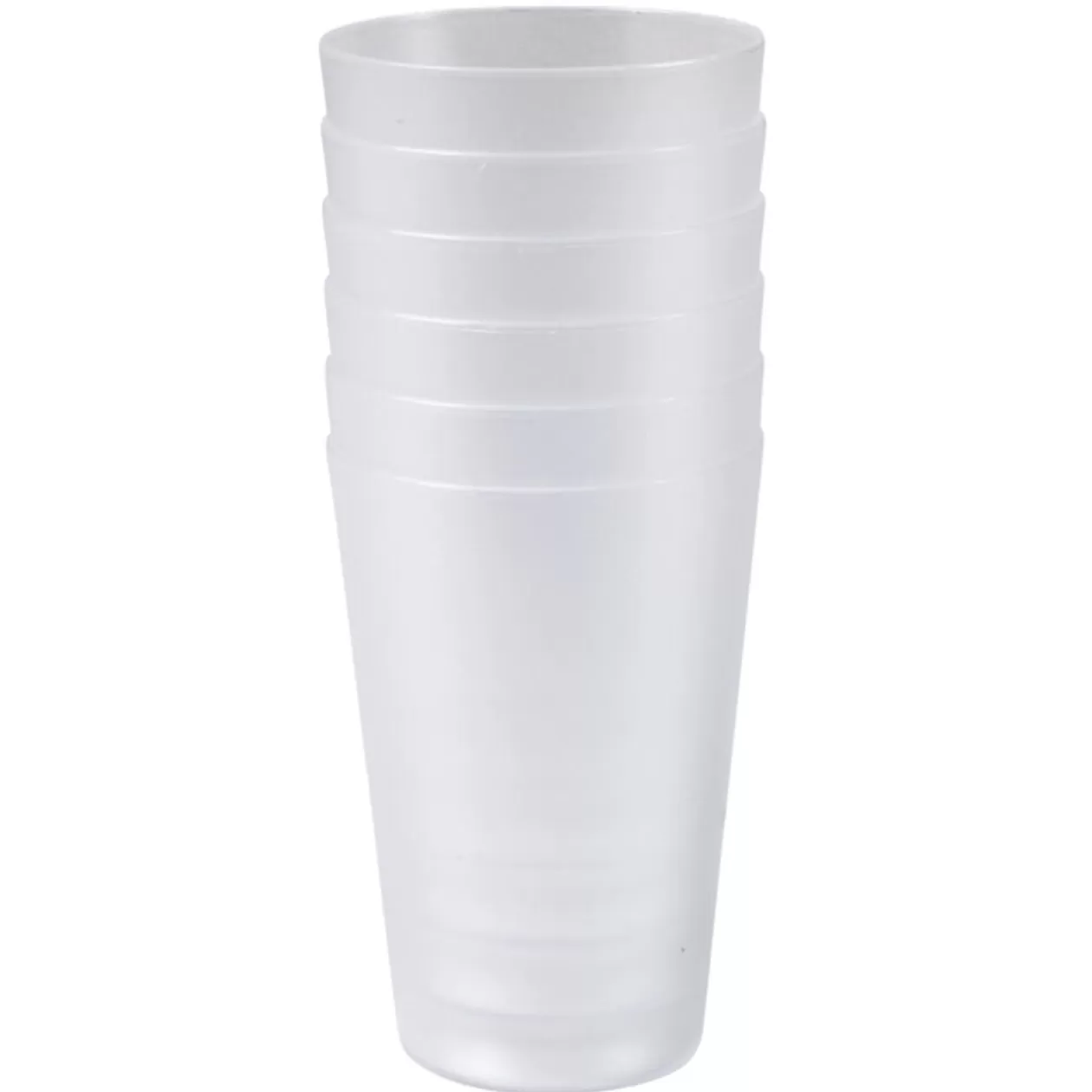 Gifi Gobelet plastique rigide transparent x6< Vaisselle Et Accessoires De Table
