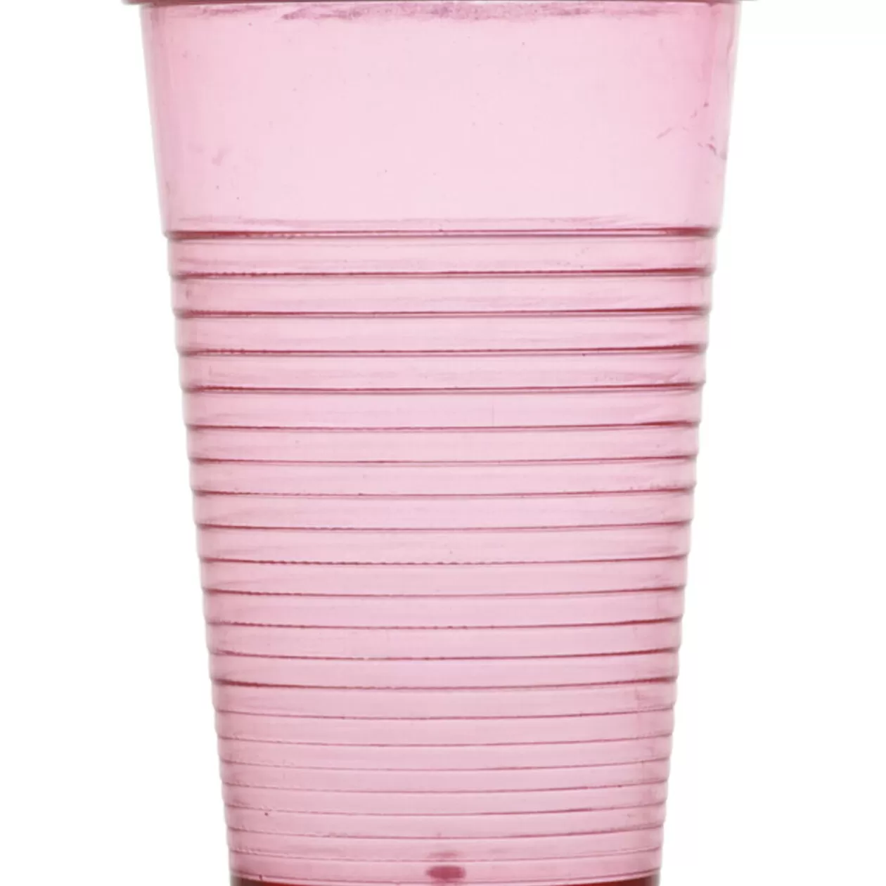 Gobelet plastique rose transparent x4>Gifi Best