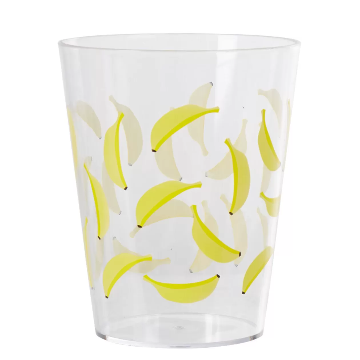 Gobelet plastique transparent décor banane>Gifi Cheap