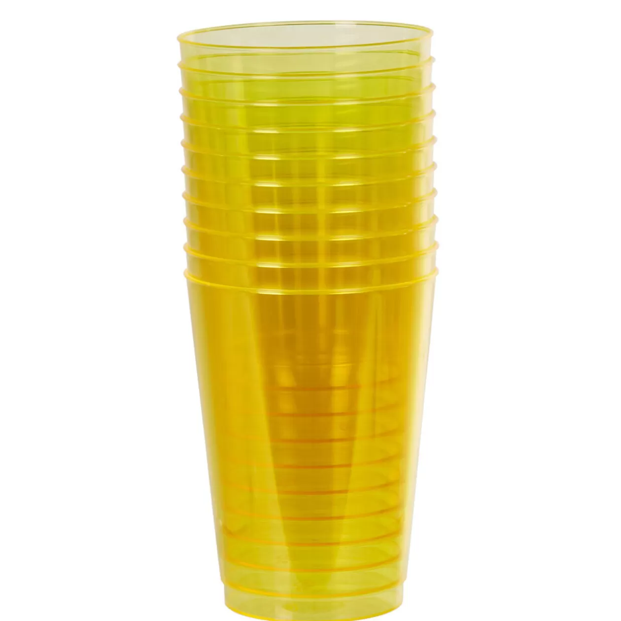 Gifi Gobelet plastique uni jaune x 10< Vaisselle Et Accessoires De Table