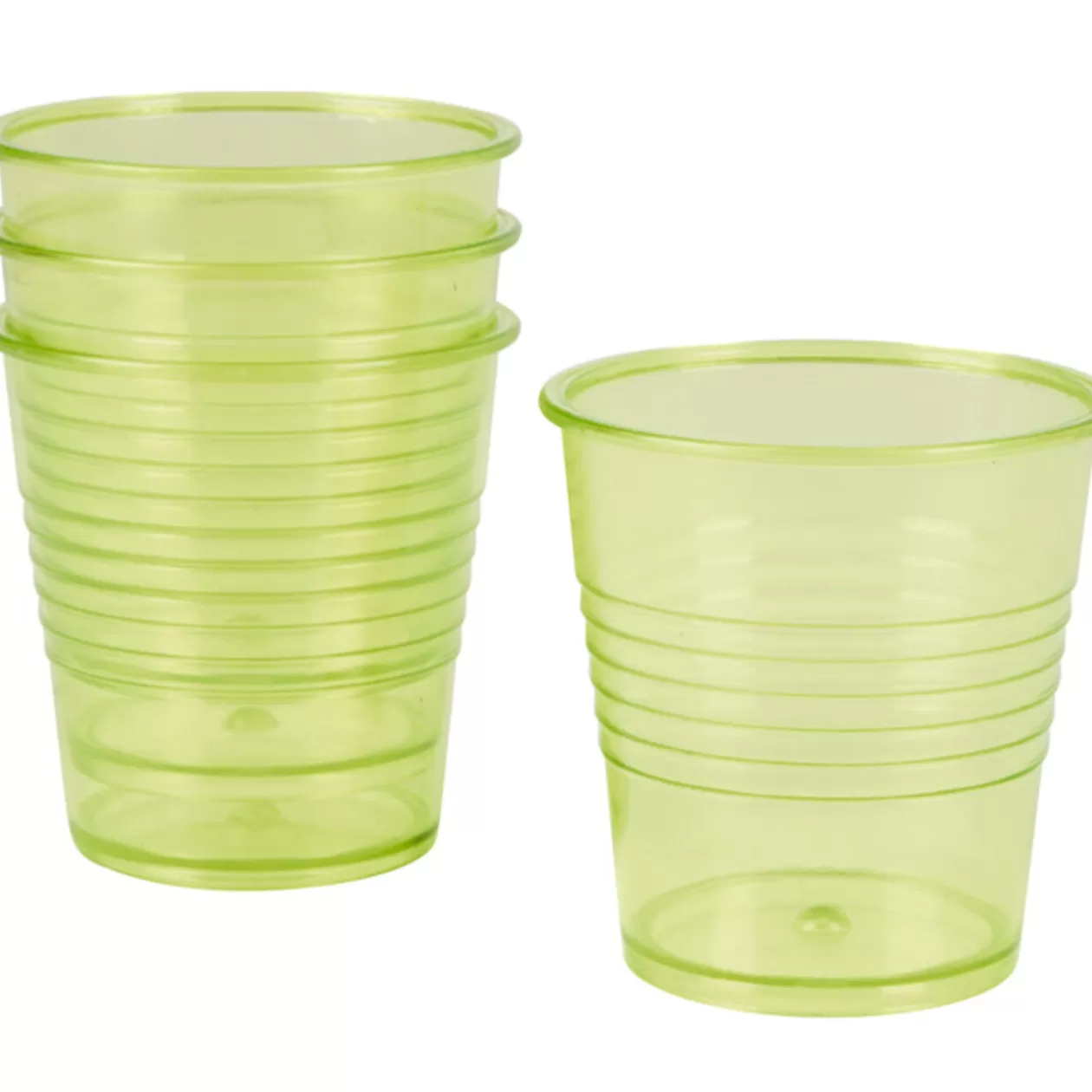 Gifi Gobelet plastique vert x4< Vaisselle Et Accessoires De Table