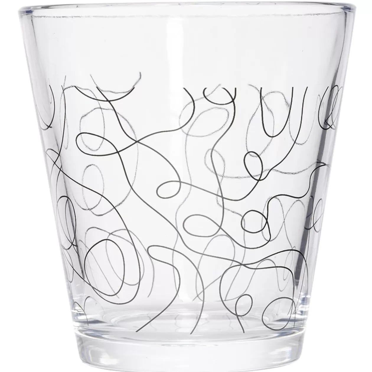 Gobelet verre motif line art 25cl - x3>Gifi Cheap