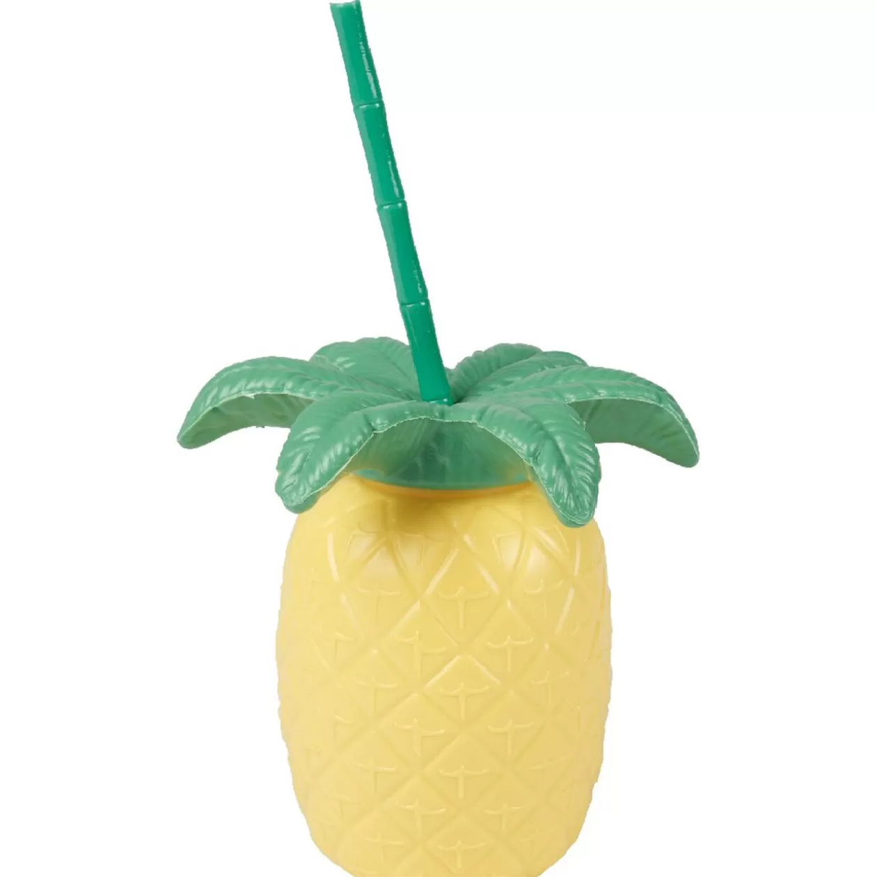 Gourde plastique et paille ananas>Gifi Flash Sale