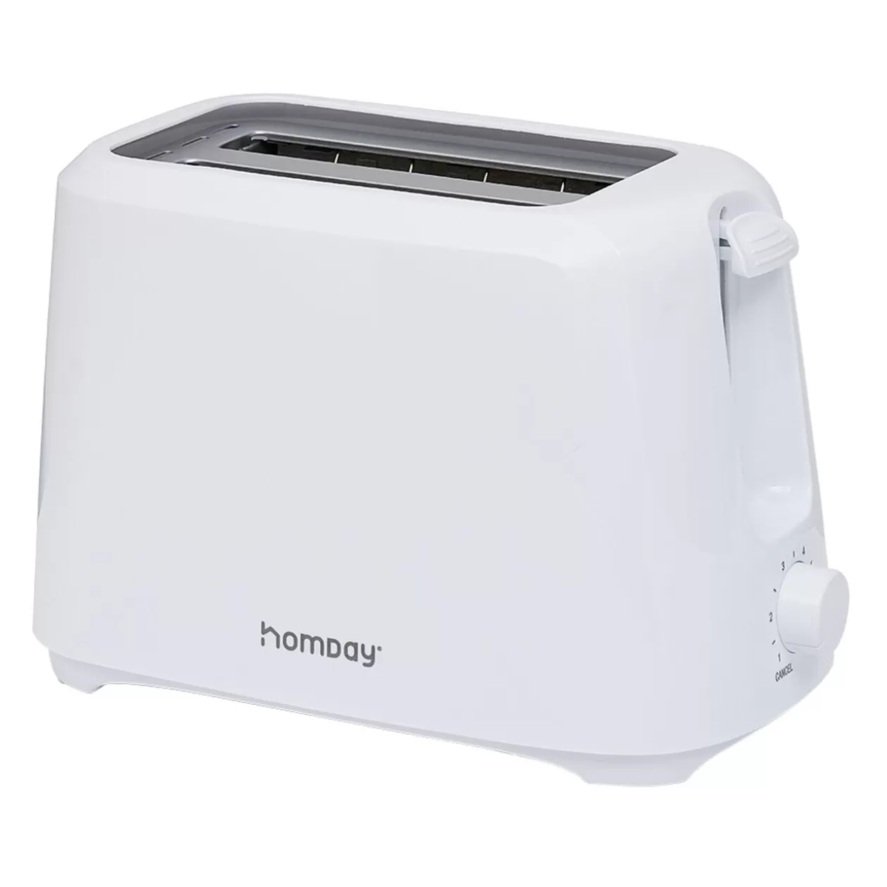 Gifi Grille pain toaster Homday blanc 700W< Petit Électroménager