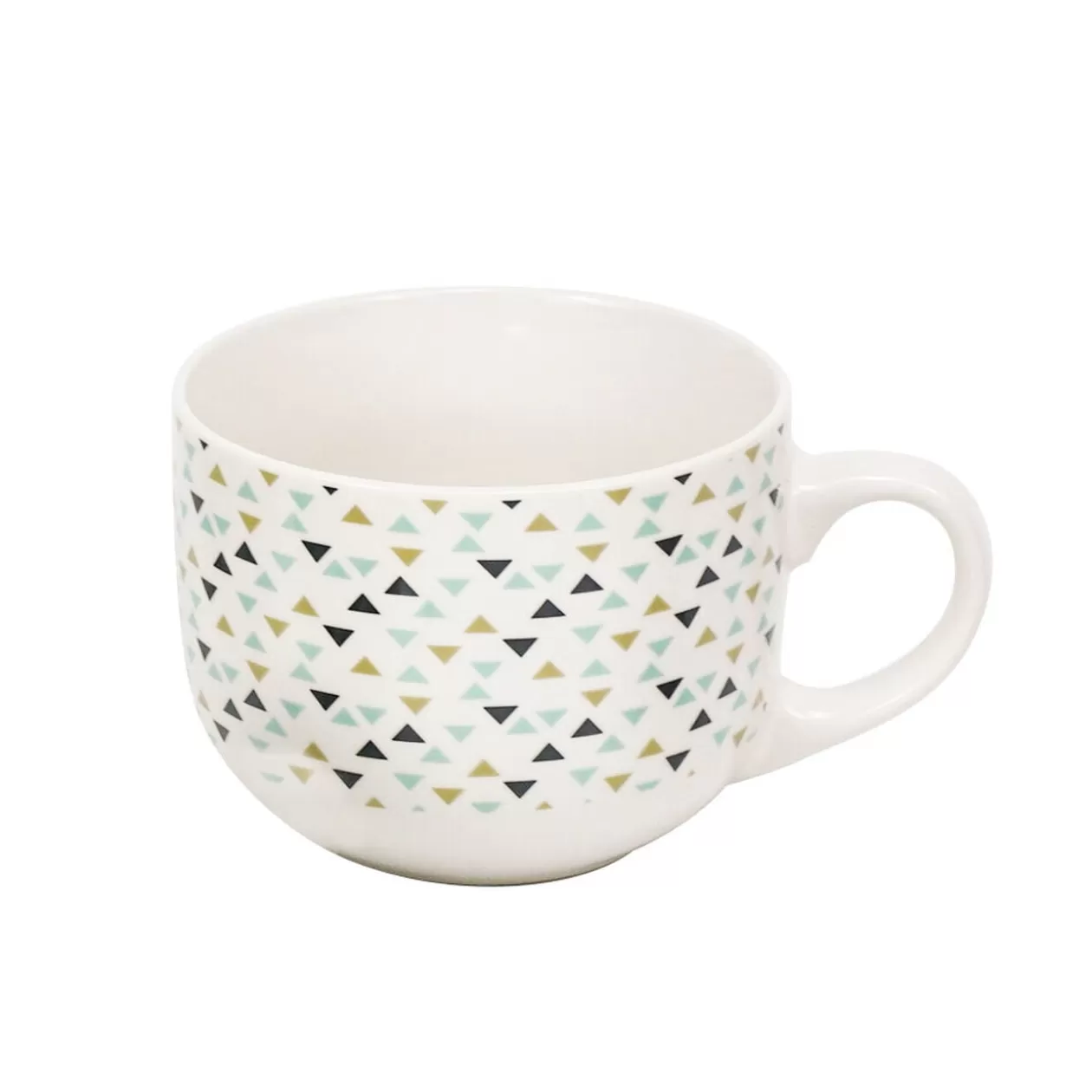 Jumbo en porcelaine motif triangle multicolore 47 cl>Gifi Hot