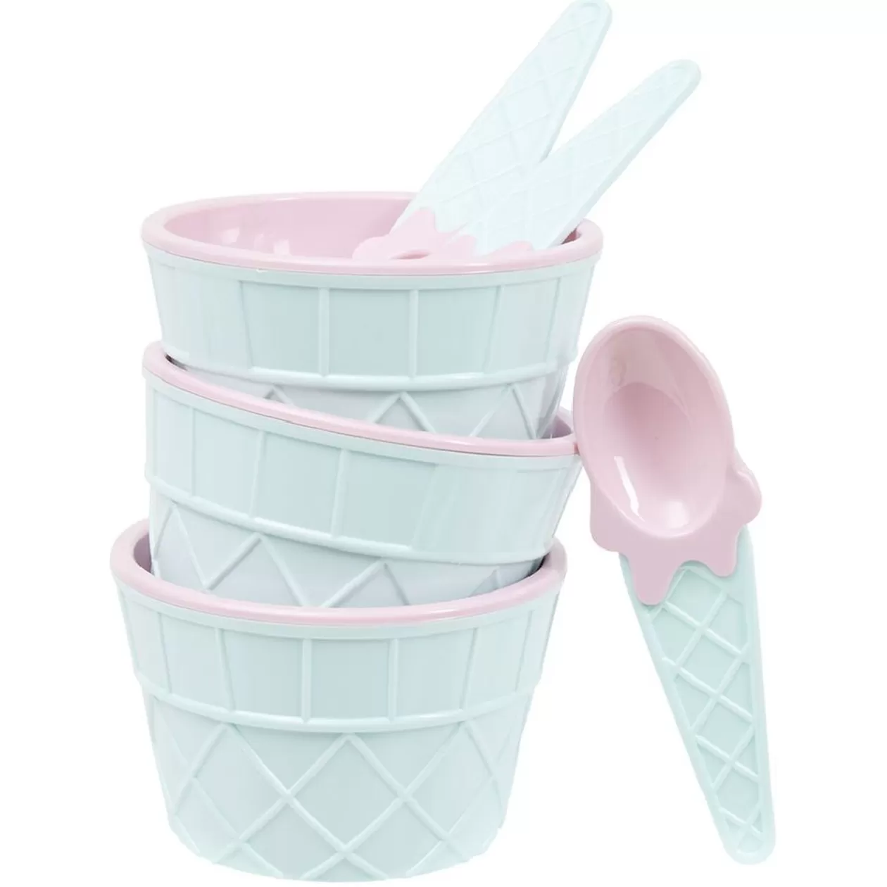Gifi Kit à glace bol et cuillère x3< Vaisselle Et Accessoires De Table