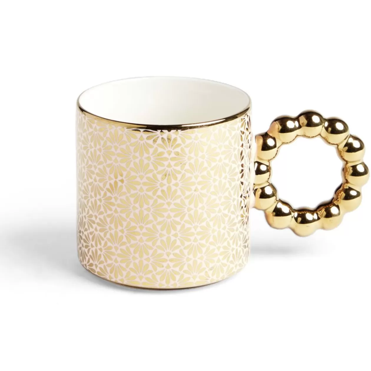 Lot de 2 mugs 30cl design chic rose et doré>Gifi Sale