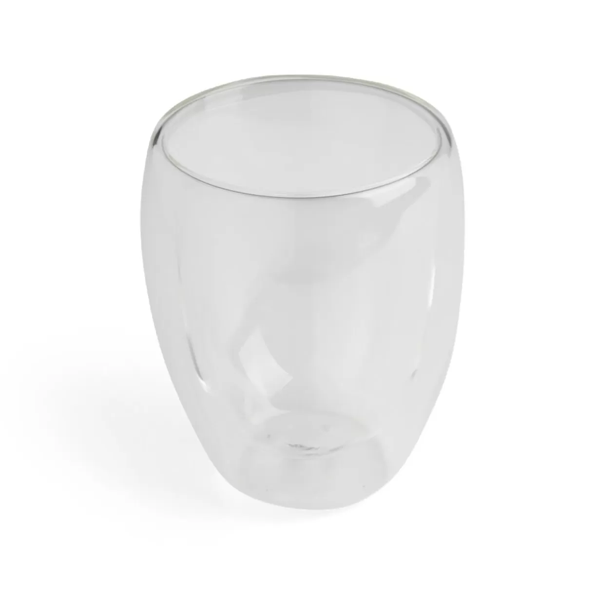 Gifi Lot de 2 tasses double paroi verre transparent 350ml< Vaisselle Et Accessoires De Table
