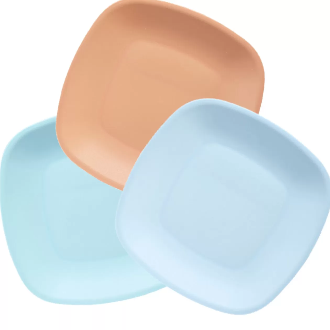 Lot de 3 assiettes colorées en plastique rigide>Gifi Cheap