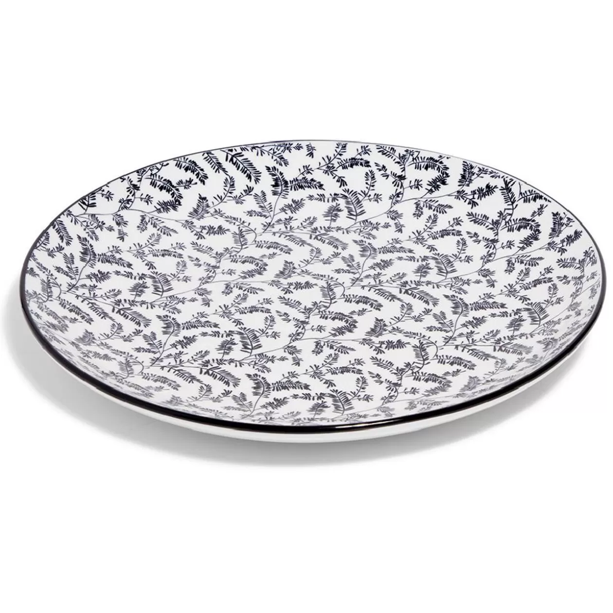 Lot de 4 assiettes plates rondes porcelaine Ø24 cm>Gifi Clearance