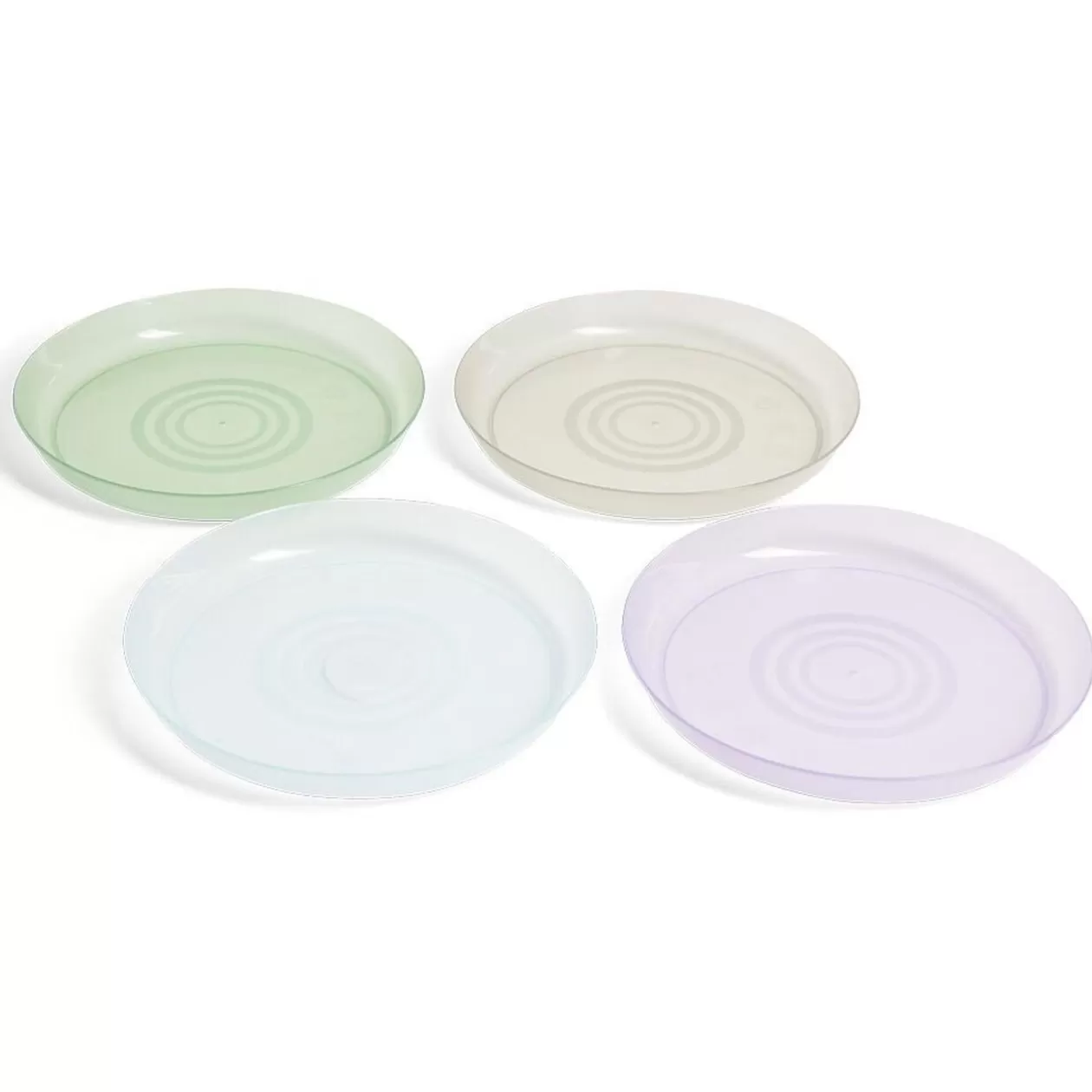 Lot de 4 assiettes pour enfant Ø18,5cm plastique coloré>Gifi Clearance