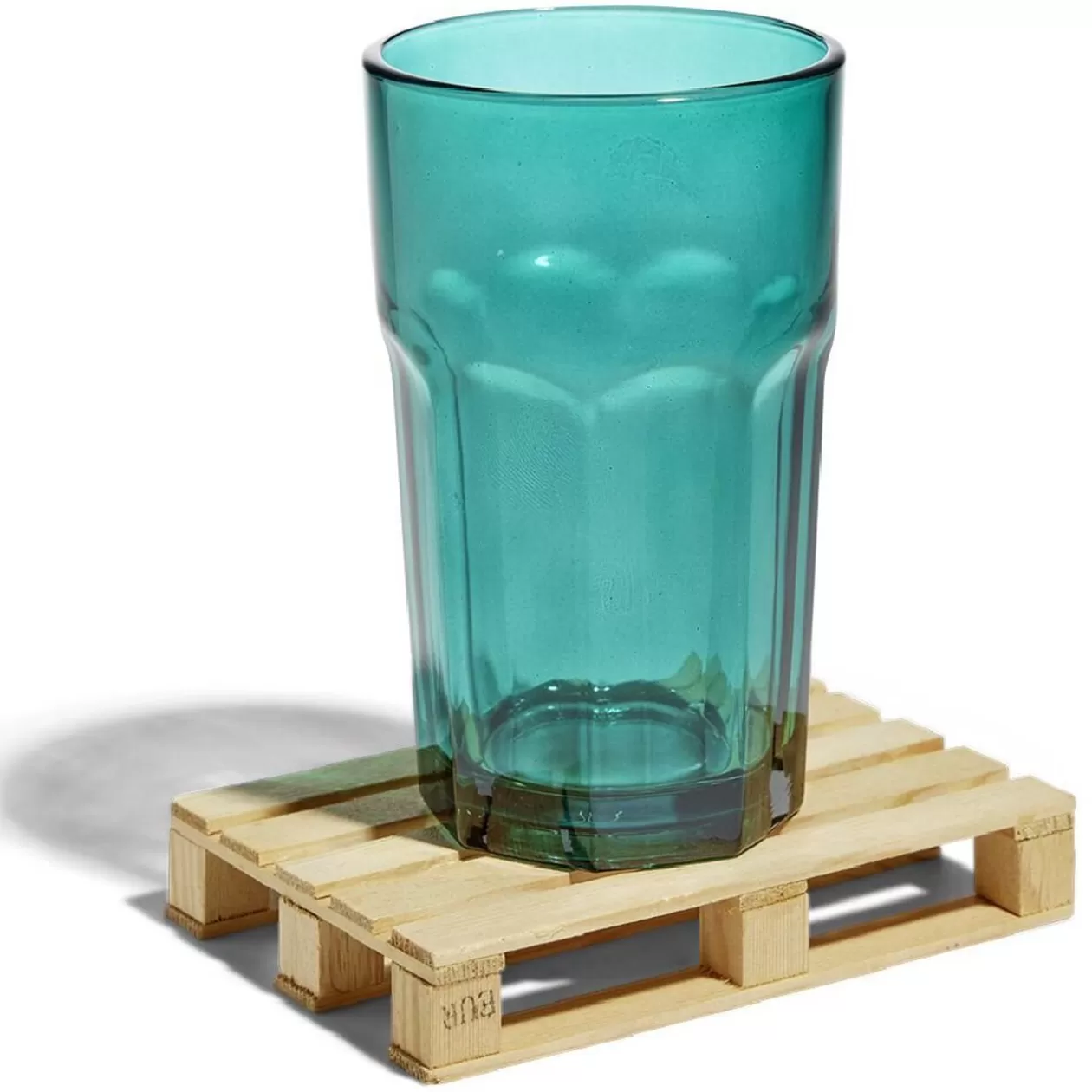 Gifi Lot de 4 dessous de verre en bois style palette 12x8xH2cm< Vaisselle Et Accessoires De Table