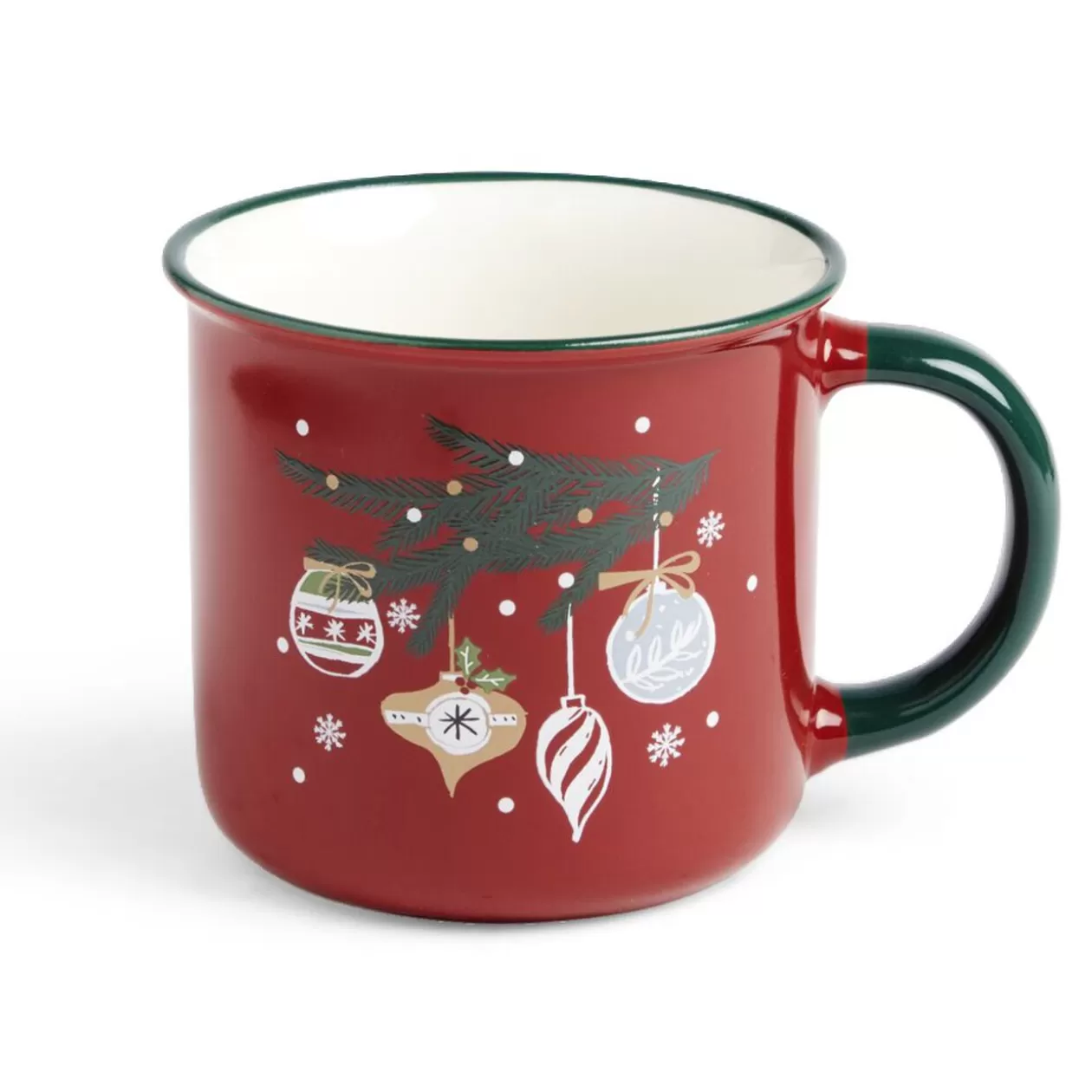 Lot de 4 mugs en céramique décor Noël 365ml>Gifi Sale