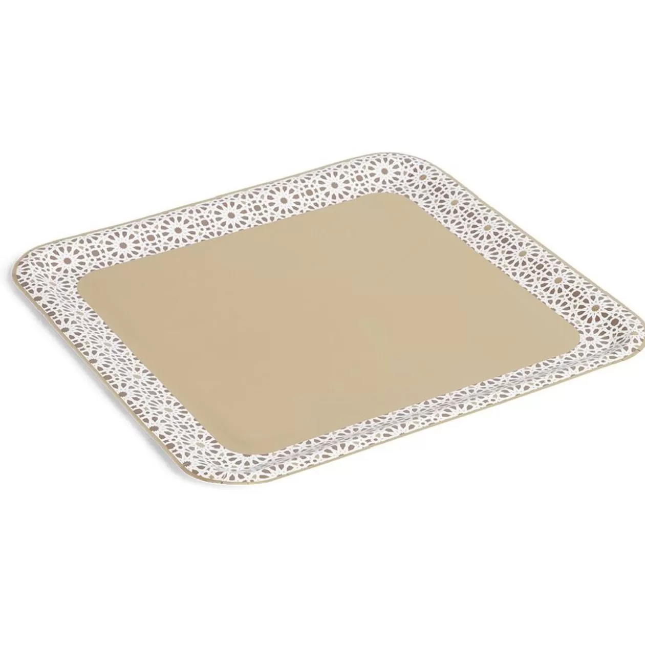 Lot de 6 plats de présentation en carton 33x31cm décor oriental>Gifi Best Sale