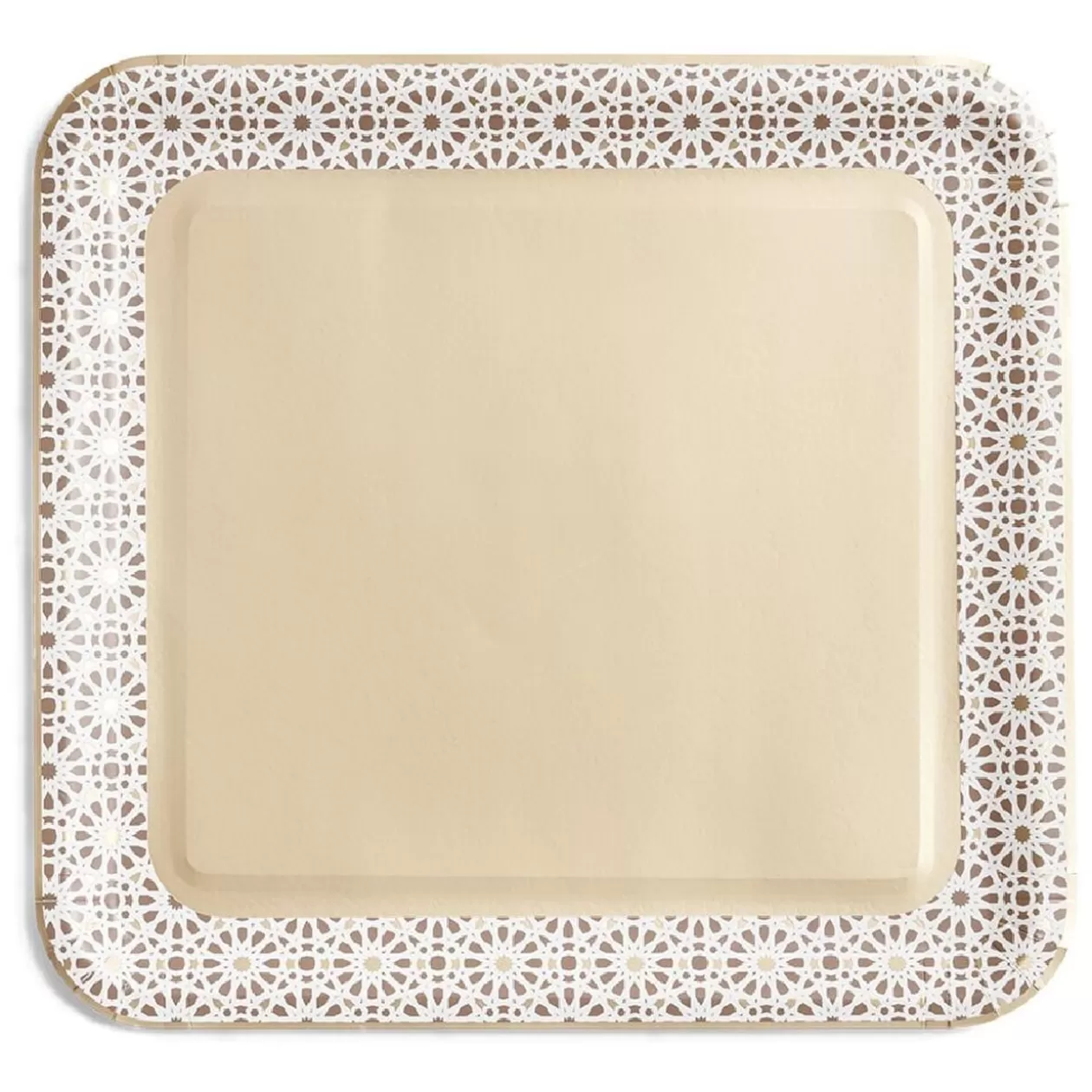Lot de 6 plats de présentation en carton 33x31cm décor oriental>Gifi Best Sale
