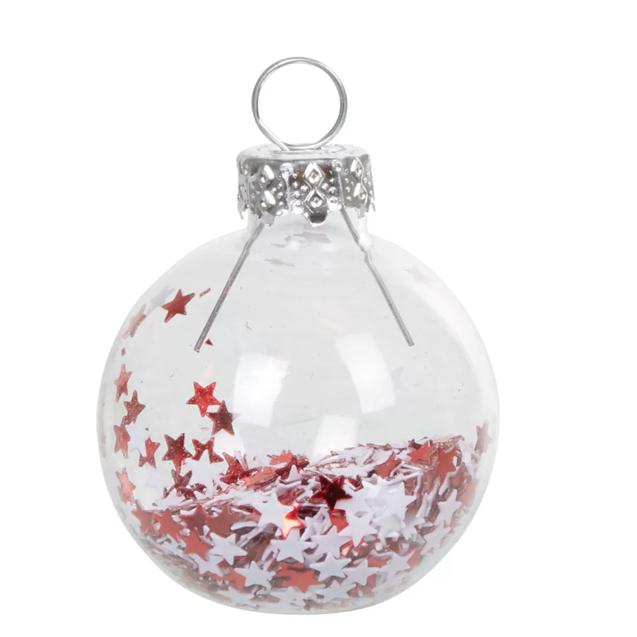Marque-place de Noël blanc et rouge x 6>Gifi Cheap